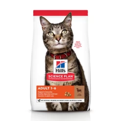 Hill's Hill&apos;s Adult Lam & Rijst Kattenvoer 10 Kg + 12 X Hill&apos;s Adult Favourite Selection Pouches