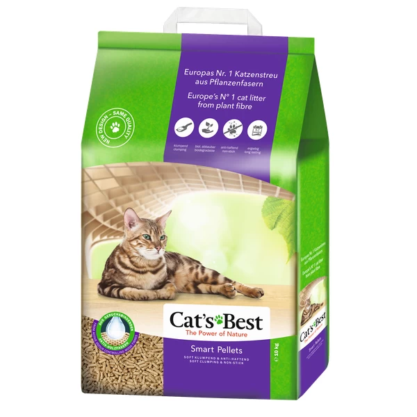 Cats Best Cat&apos, S Best Nature Gold/Smart Pellets 20 Liter(10 Kg )