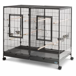 Savic Kleine Dierenkooi Tasmania 120 Dierenverblijf 120x65x107 Cm Zwart