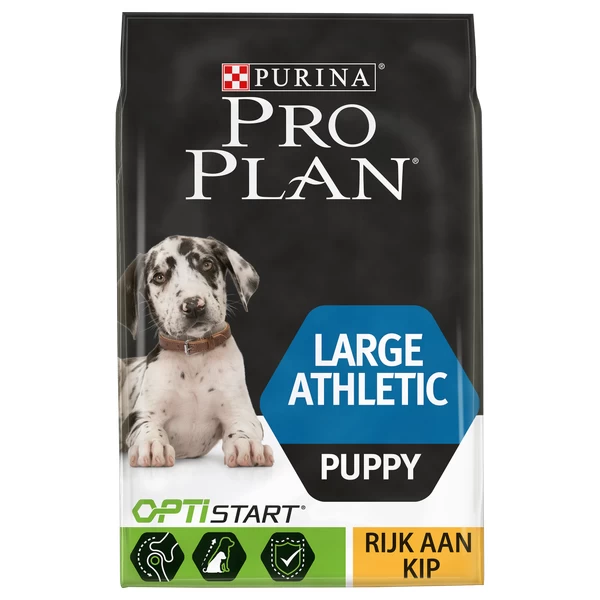 Pro Plan PURINA Large Athletic Puppy Healthy Start Kip & Rijst Hondenvoer Dubbelpak 2 X 3 Kg