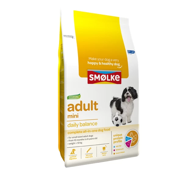 Smolke 2x12kg Adult Mini Daily Balance Smø, Lke Hondenvoer