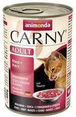 Animonda Carny 24 X 400 G Adult + 140 Ml Cat Drink Kip Gratis! Rund & Kabeljauw Met Wortelpeterselie - Afbeelding 7