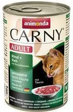 Animonda Carny 24 X 400 G Adult + 140 Ml Cat Drink Kip Gratis! Rund & Kabeljauw Met Wortelpeterselie - Afbeelding 3