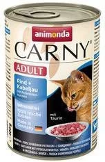 Animonda Carny 24 X 400 G Adult + 140 Ml Cat Drink Kip Gratis! Rund & Kabeljauw Met Wortelpeterselie - Afbeelding 9