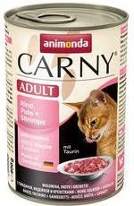 Animonda Carny 24 X 400 G Adult + 140 Ml Cat Drink Kip Gratis! Rund & Kabeljauw Met Wortelpeterselie - Afbeelding 5