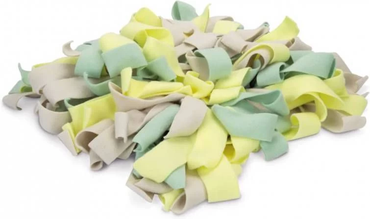 Beeztees Puppy Snuffelmat Sniffy Hondenspeelgoed 22x22x4 Cm Assorti Geel Groen - Afbeelding 3