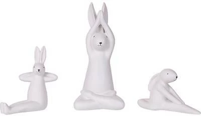 Beliani Brest Decofiguur Wit Keramiek