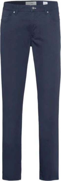Brax Ultralight Straight Fit Broek Rook Blauw, Effen
