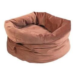 Designed By Lotte Fluco Kattenmand Fluweel Roze 45x45x35 Cm