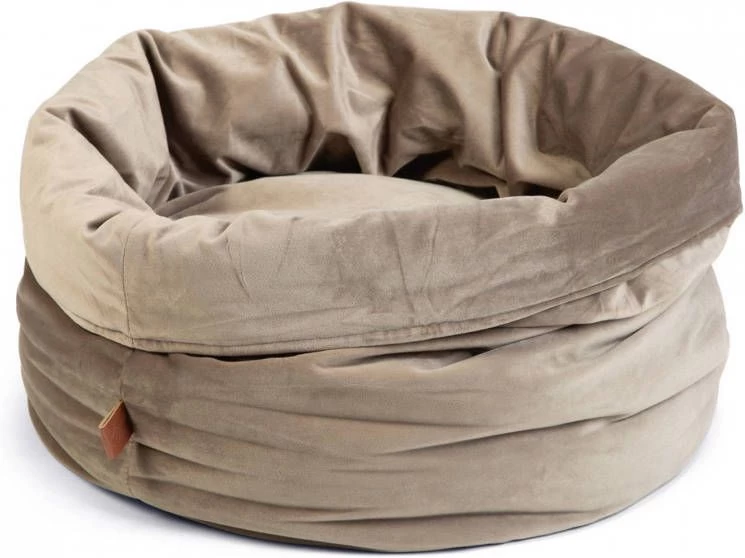 Designed By Lotte Fluco Kattenmand Fluweel Grijs 45x45x35 Cm - Image 3