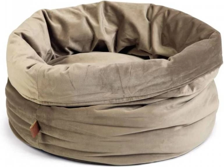 Designed By Lotte Fluco Kattenmand Fluweel Grijs 45x45x35 Cm - Image 4