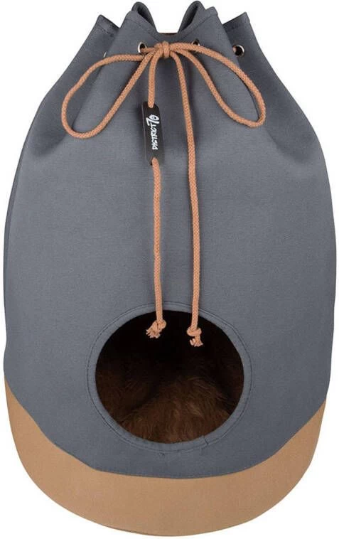 District 70 Casa 45x45x60 Cm Kattenmand Cognac&Antraciet - Image 3