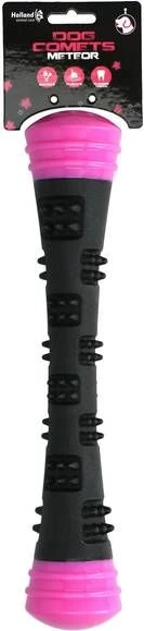 Dog Comets Meteor Werpstok Roze&Zwart Hondenspeelgoed 30 Cm