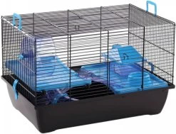 Flamingo Hamsterkooi Jaro 2 50, 5x33x32, 5 Cm Zwart En Blauw