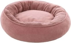 Flamingo Hondenmand Met Rits Colette Rond 46 Cm Roze