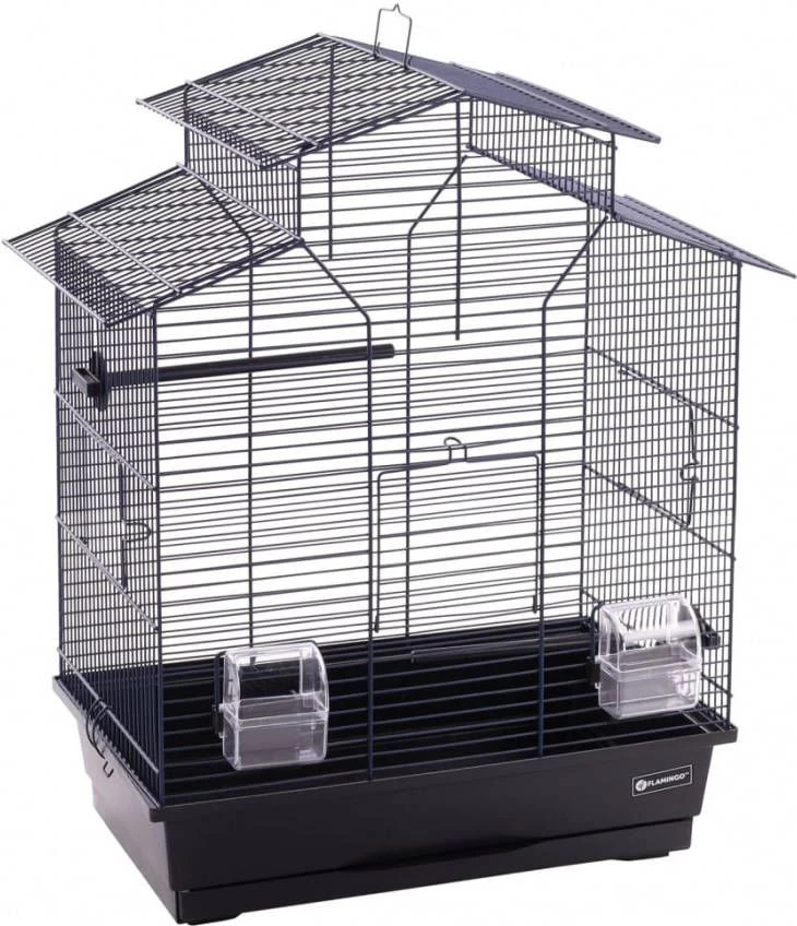 Flamingo Parkietenkooi Numfor 1 51x30x60 Cm Metallic Blauw - Image 2