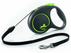 Flexi Black Design Koord M 5 M Hondenriem Groen&Zwart
