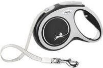 Flexi Rollijn New Comfort Tape M 5 M Hondenriem Zwart&Lichtgrijs - Afbeelding 3