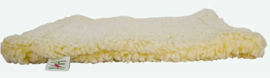 HuggleHounds Huisdierenmat L Fleece Wolwit - Afbeelding 2