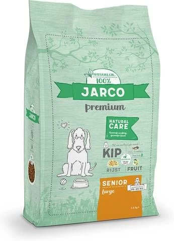 Jarco Dog Natural Large Senior Kip Hondenvoer 2.5 Kg 26 45 Kg