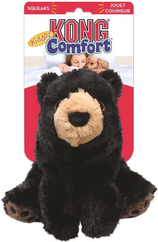 Kong Comfort Kiddos Bear Hondenspeelgoed Zwart Large - Image 2