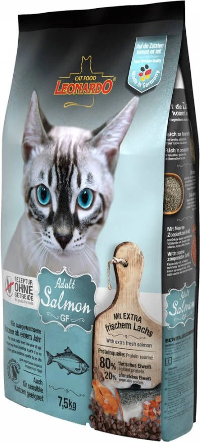 Leonardo Adult GF Kattenvoer Salmon 7, 5 Kg - Image 2