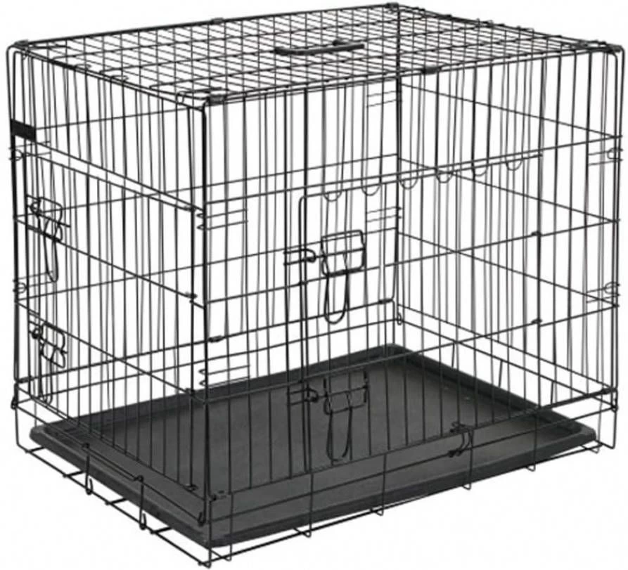 Homestyle Bench 2 Deurs Zwart Hondenbench 92.5x57.5x64 Cm - Image 4