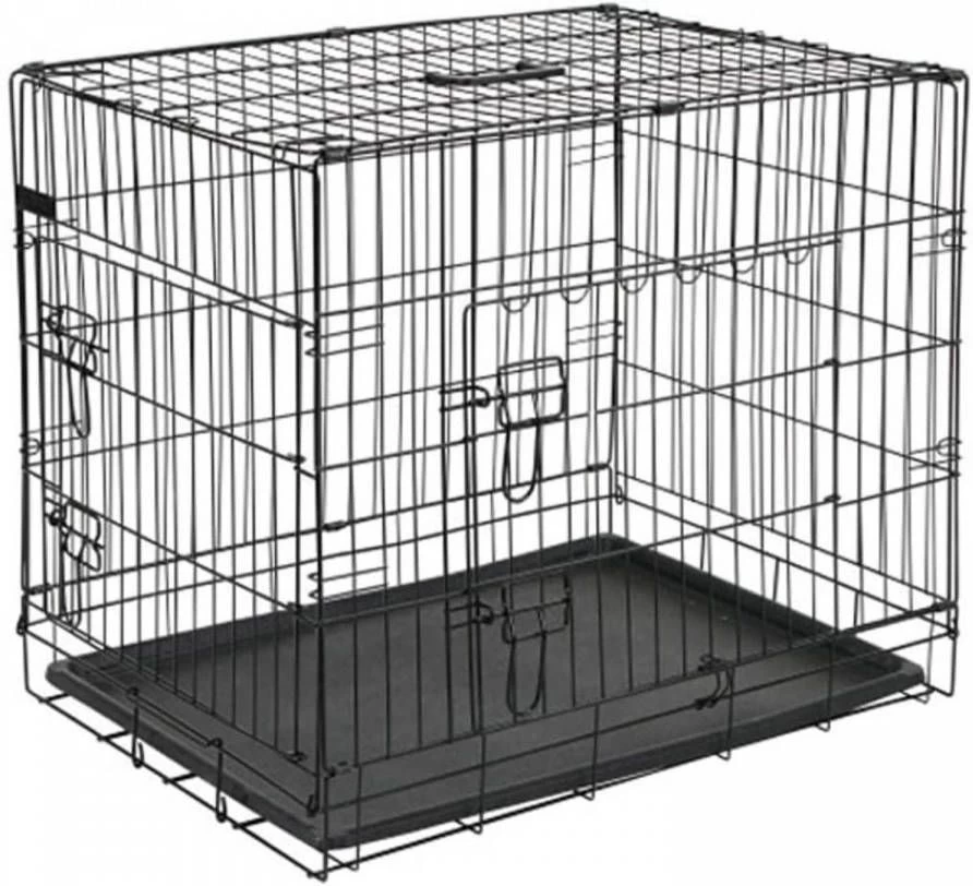 Homestyle Bench 2 Deurs Zwart Hondenbench 92.5x57.5x64 Cm - Image 3