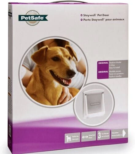 PetSafe Huisdierenluik In 2 Richtingen 740 Medium 26, 7 X 22, 8 Cm Wit 5020 - Image 6