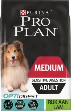 Pro Plan PURINA Medium Adult Lam & Rijst Sensitive Digestion Hondenvoer Dubbelpak 2 X 3 Kg