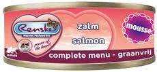Renske Mousse Natvoer Kattenvoer Zalm 24 X 70g