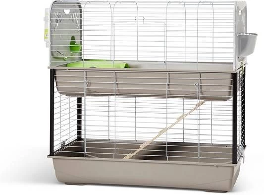 Savic Caesar 3 Double Dierenverblijf 100x50x97 Cm Lichtgrijs Grijs