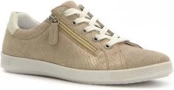 Scapino Hush Puppies Comfort Leren Veterschoenen Beige