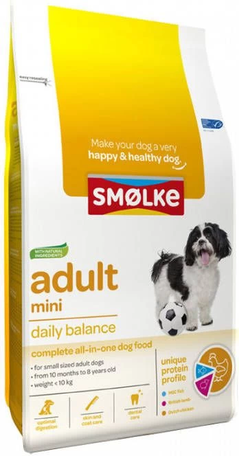 Smolke 2x12kg Adult Mini Daily Balance Smø, Lke Hondenvoer - Afbeelding 10
