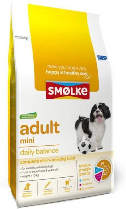 Smolke 2x12kg Adult Mini Daily Balance Smø, Lke Hondenvoer - Afbeelding 13