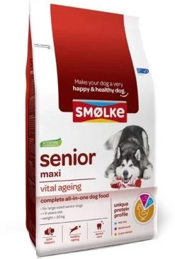 Smolke Sm&#xF8, Lke Senior Maxi Vital Ageing Dubbelpak 2 X 12 Kg