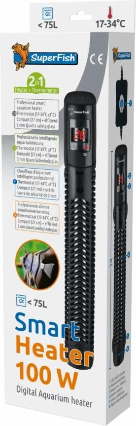 SuperFish Smart Heater Digital 27 Cm Verwarming 100 Watt Tot 75 Liter - Image 2
