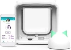 SureFlap Microchip Kattenluik Connect Bundel Kattenluik Wit