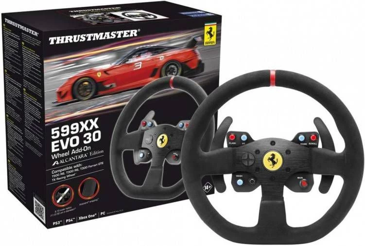 Thrustmaster F599XX EVO 30 Wheel Add-On Alcantara Edition (PS4/PS3/Xbox One/Xbox 360/PC) - Image 5