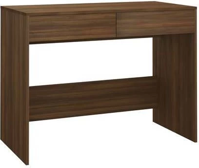 VidaXL Bureau 101x50x76, 5 Cm Spaanplaat Bruineikenkleurig