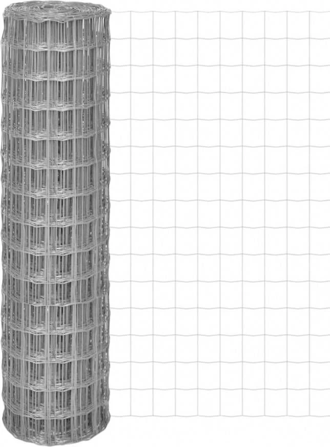 VidaXL Euro Hek 10x1, 5 M Met 100x100 Mm Gaas Staal - Afbeelding 5