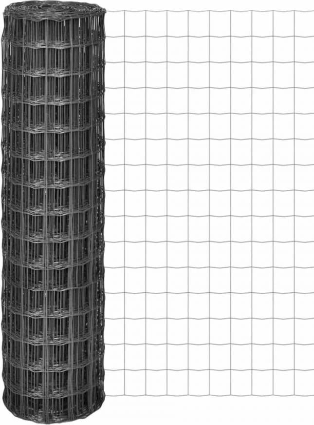 VidaXL Euro Hek 10x1, 5 M Met 100x100 Mm Gaas Staal - Afbeelding 2