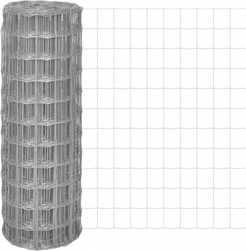 VidaXL Euro Hek 25x1, 2 M Met 77x64 Mm Gaas Staal - Image 6