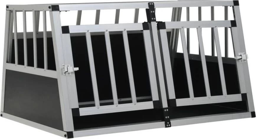 VidaXL Hondenbench Met Dubbele Deur 89x69x50 Cm - Image 2