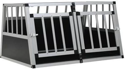 VidaXL Hondenbench Met Dubbele Deur 89x69x50 Cm