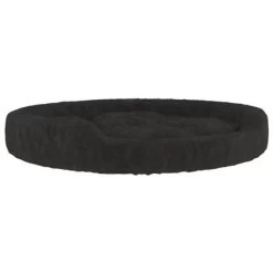 VidaXL Hondenmand 110x90x23 Cm Pluche Zwart