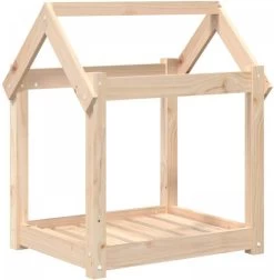 VidaXL Hondenmand 61x50x70 Cm Massief Grenenhout