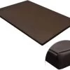 VidaXL Hondenmat Plat Rechthoekigbruin