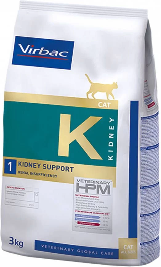 Virbac 2x3kg Vet Veterinary HPM Cat Kidney Support Kattenvoer - Image 2