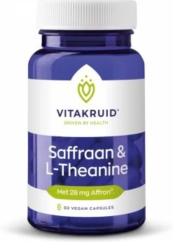 Vitakruid Saffraan & L Theanine Vegacapsules